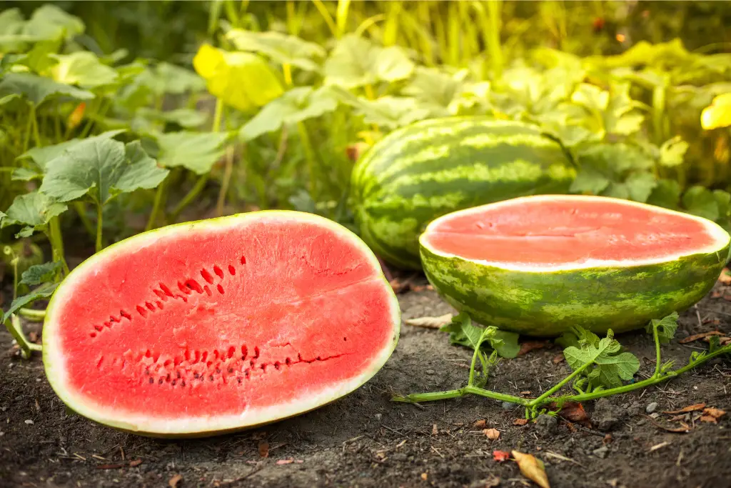 cut open watermelon 