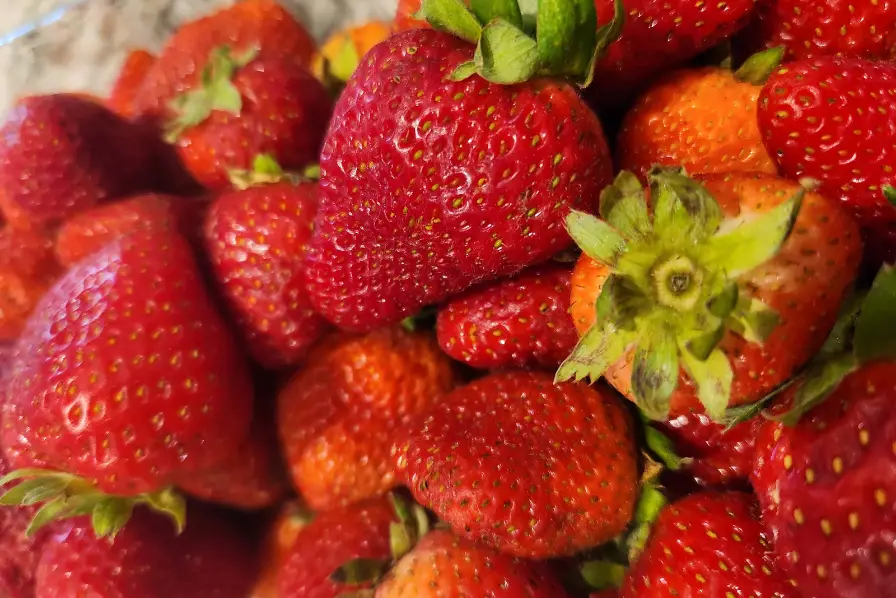 fresh strawberries