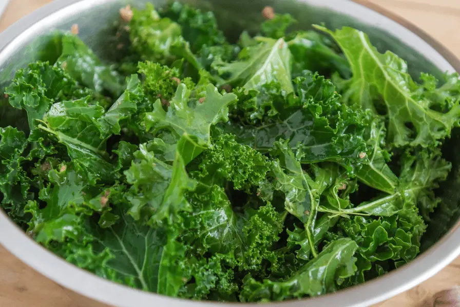 kale in a bowl